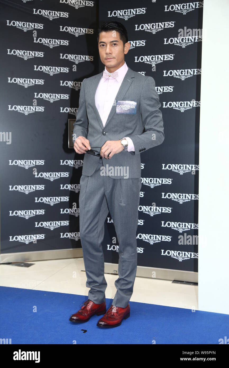 Hong Kong singer and actor Aaron Kwok 