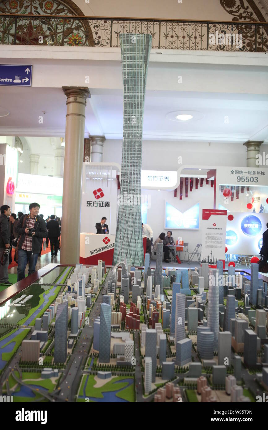 --File--View of the model of China Zun which is expected to be Chinas ...