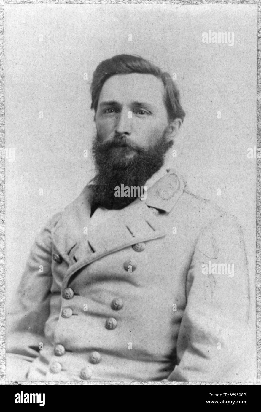 Alfred Holt Colquitt, 1824-1894, half length, facing left in Confederate officer's uniform. Col., 27th Georgia Inf. Stock Photo