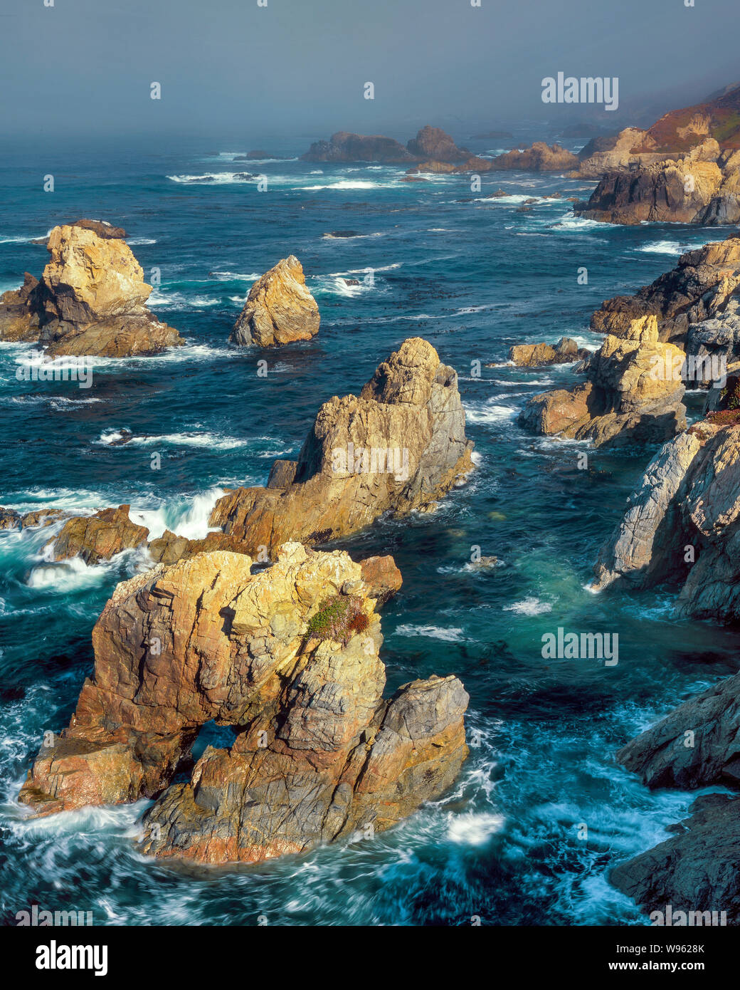 Surf, Arch Rock, Garrapata State Beach, Monterey County, Big Sur ,CA Stock Photo Alamy