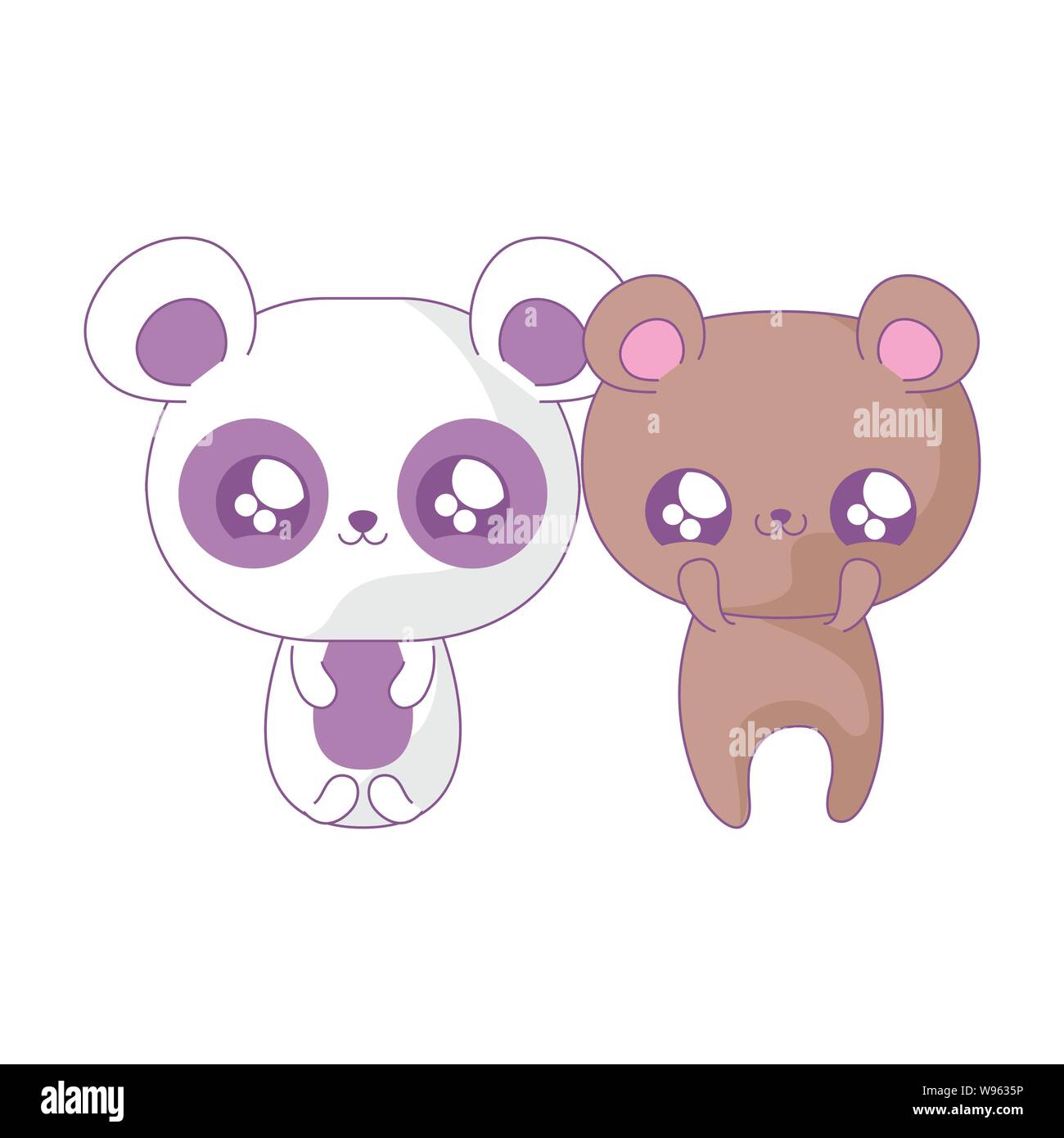 Cute Bears Baby Animals Kawaii Style Vector Illustration Design Stock Vector Image Art Alamy Cute Bears Baby Animals Kawaii Style Vector Illustration Design Stock Vector Image Art Alamy