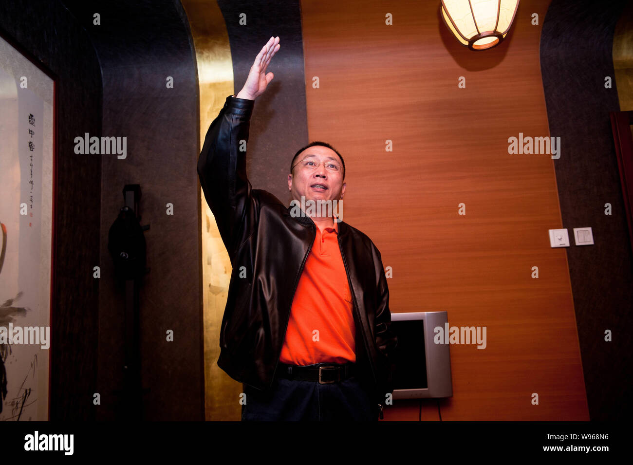 Chinese lawyer Li Zhuang speaks during an interview in ... Chinese lawyer Li Zhuang speaks during an interview in ...