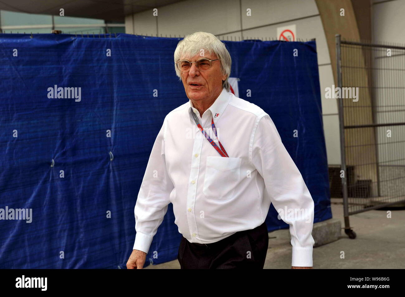 Bernie Ecclestone, president and CEO of Formula One Management and ...