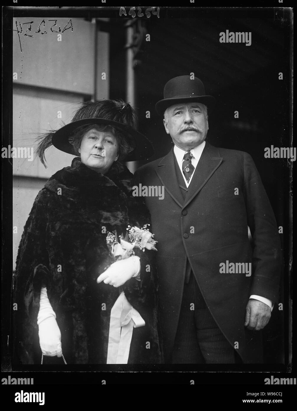 Alton B. Parker and wife Stock Photo Alamy