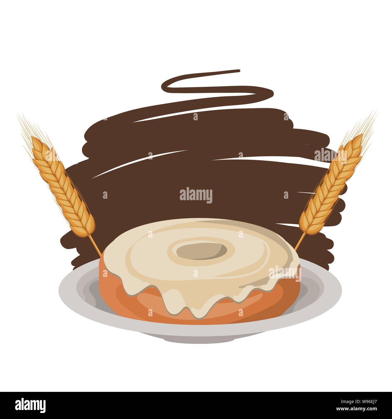 fresh and delicious bakery donut Stock Vector Image & Art - Alamy