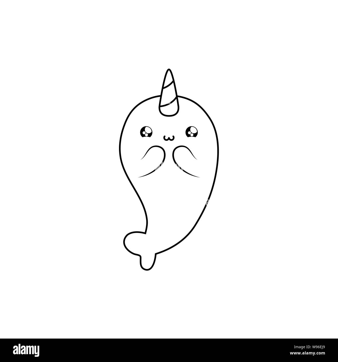 Cute Alpaca Animal Kawaii Style Vector Illustration Design Stock Vector Image Art Alamy