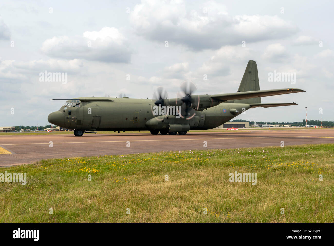 RAF C-130H Hercules at the Royal International Air Tattoo 2019 Stock Photo