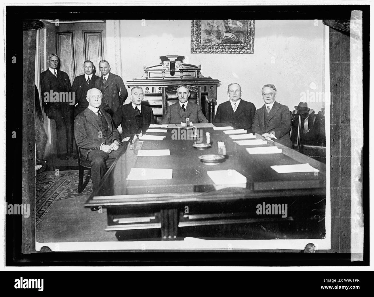 American delegates to London conf Stock Photo - Alamy