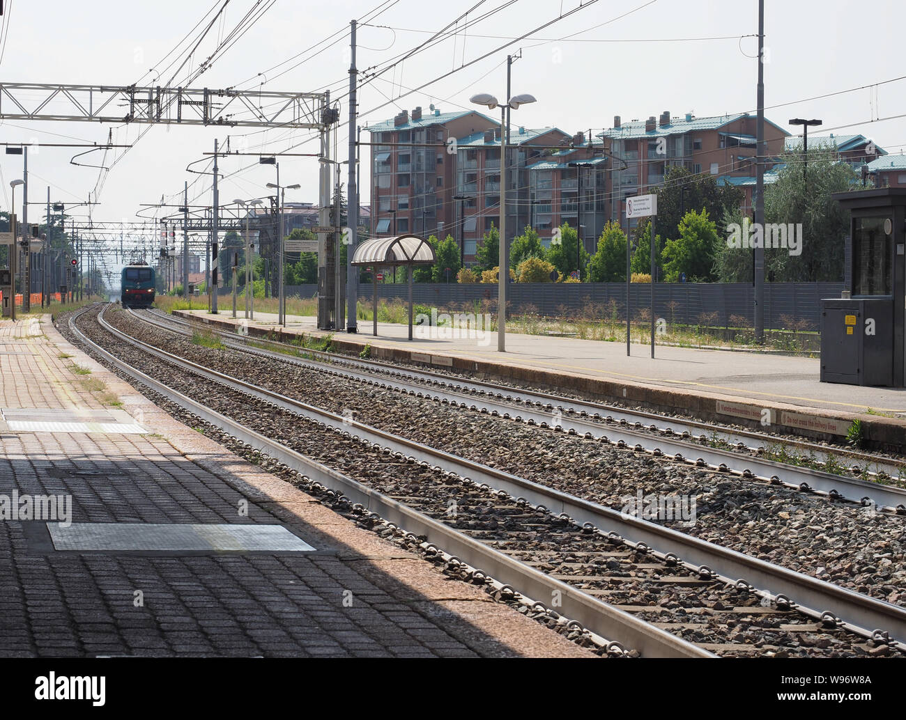 COLLEGNO, ITALY CIRCA AUGUST 2019 Collegno railway station Stock