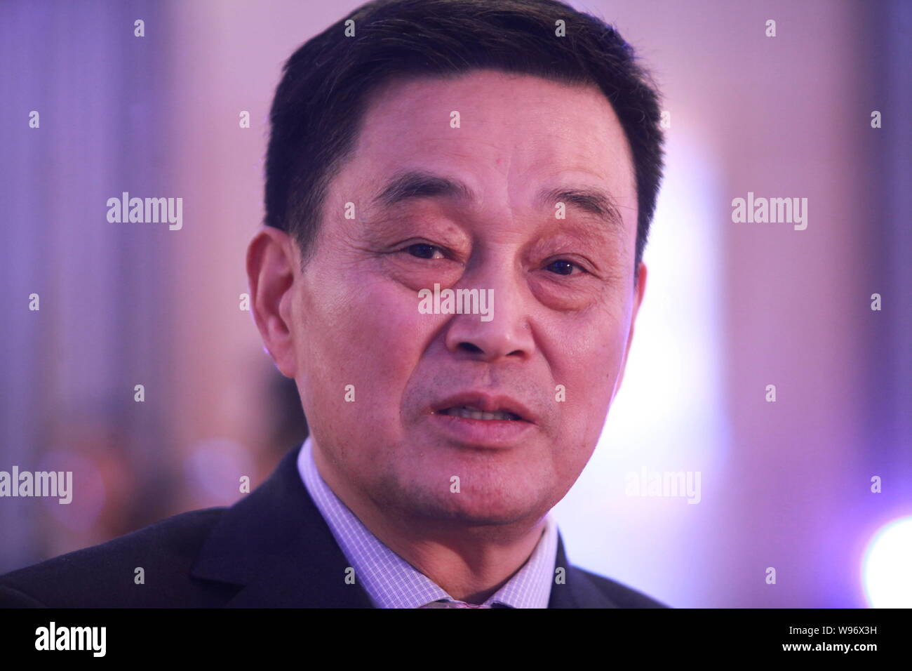 –FILE–Liu Yongxing, Chairman of East Hope Group, attends the award