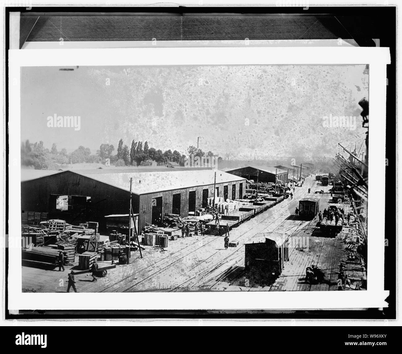 American warehouses in France Stock Photo Alamy