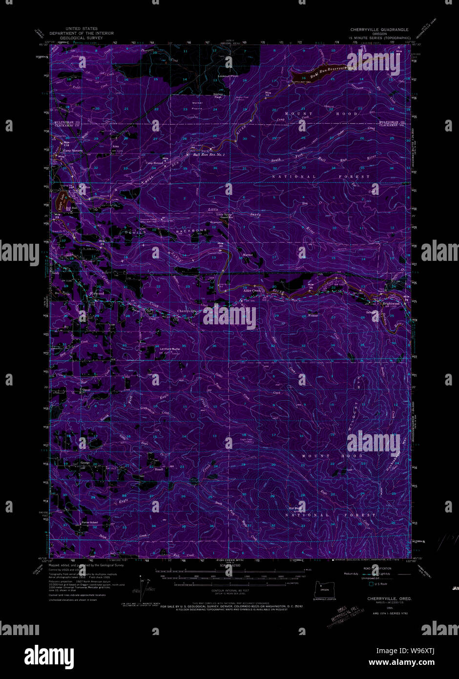 Cherryville map hires stock photography and images Alamy