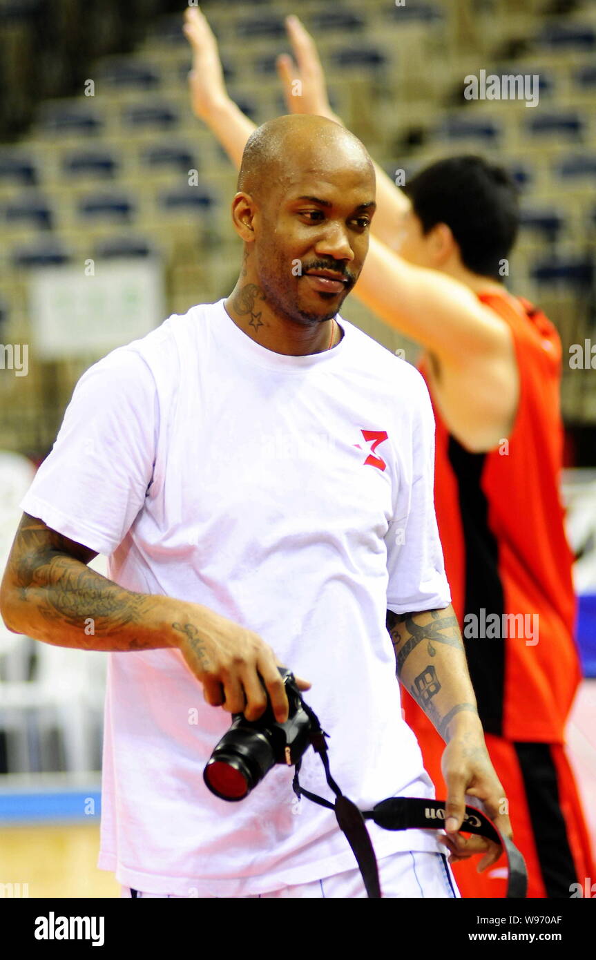 American basketball player Stephon Marbury of the Beijing Ducks takes a