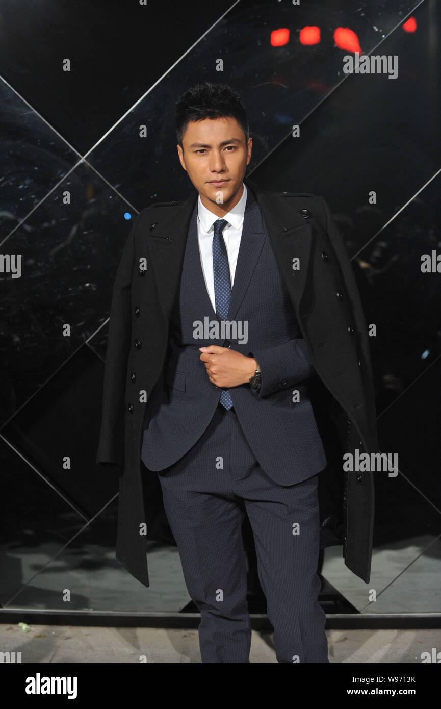 Chinese actor Chen Kun attends a launch ceremony Burberry watch in Beijing, China, 29 November 2012 Stock Photo - Alamy