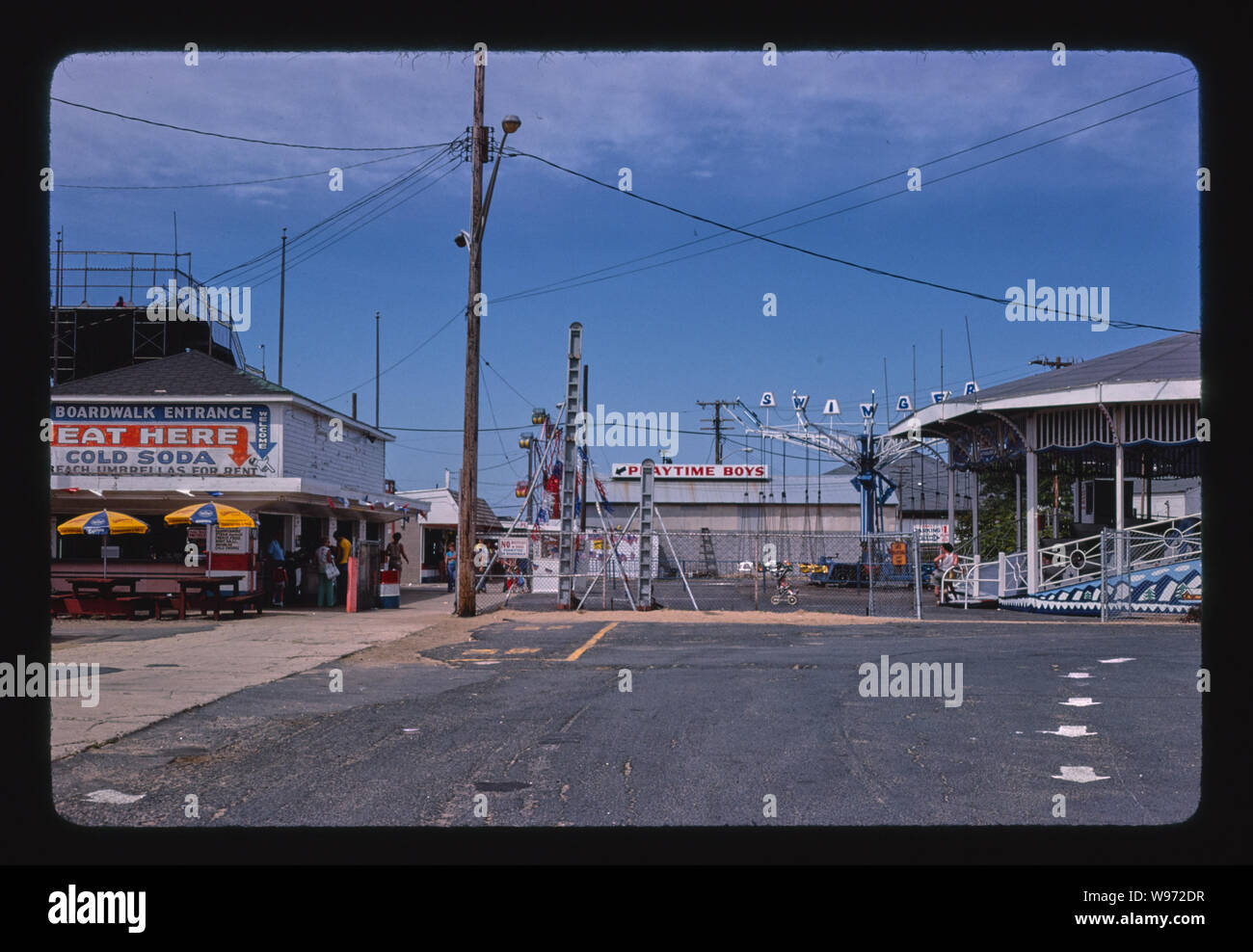 Amusement park entry, Keansburg, New Jersey Stock Photo Alamy