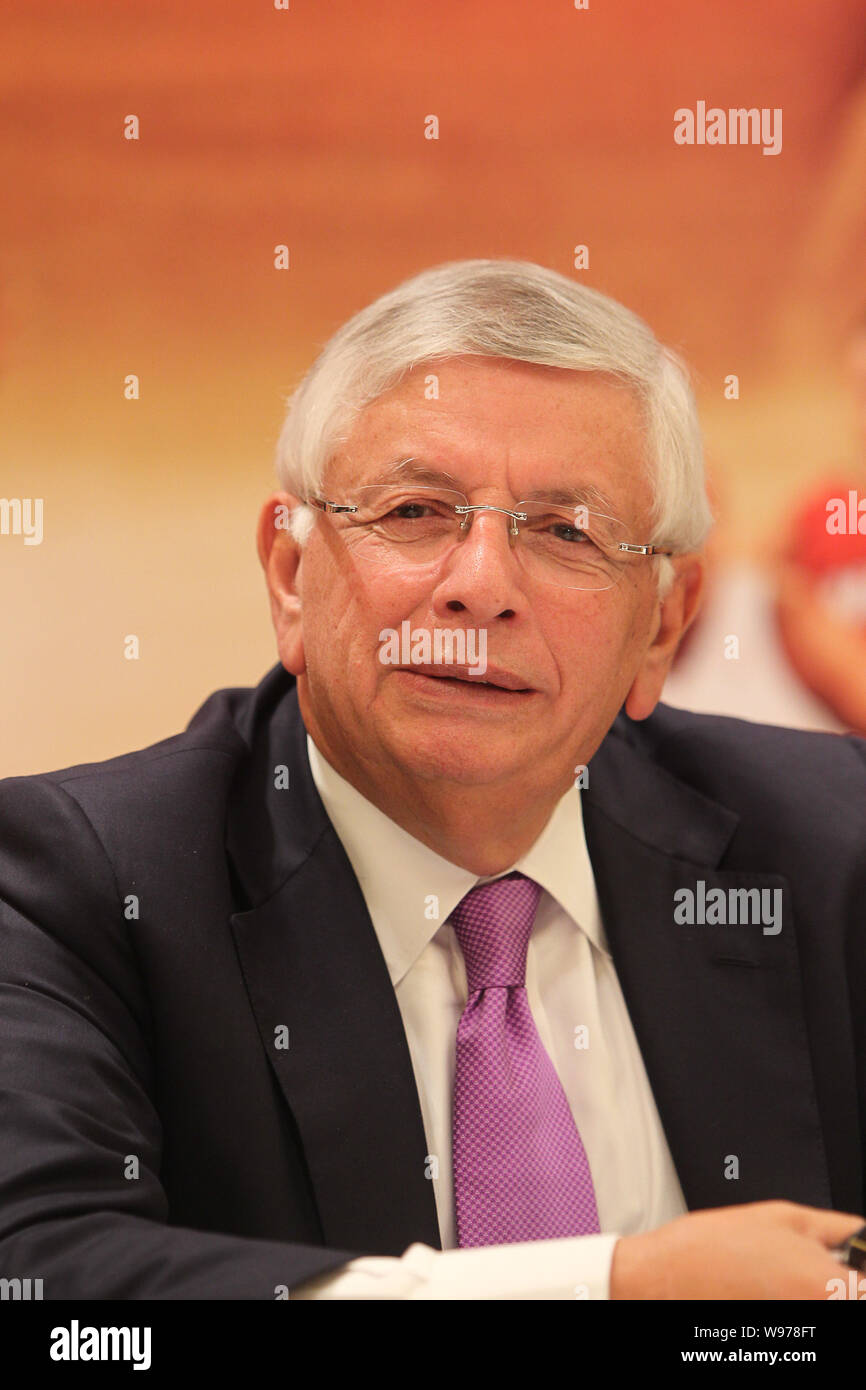 NBA Commissioner David Stern attends a press conference for the 2012 ...