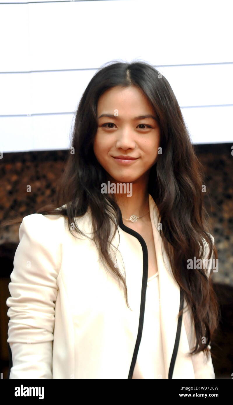 Chinese actress Tang Wei attends a press conference for the
