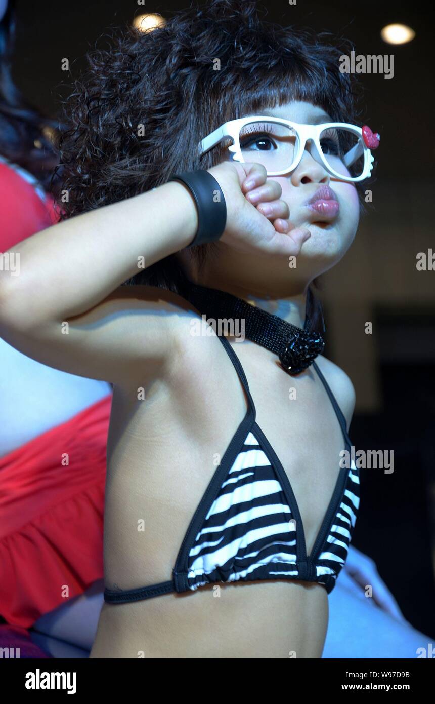 young girls modeling swimwear