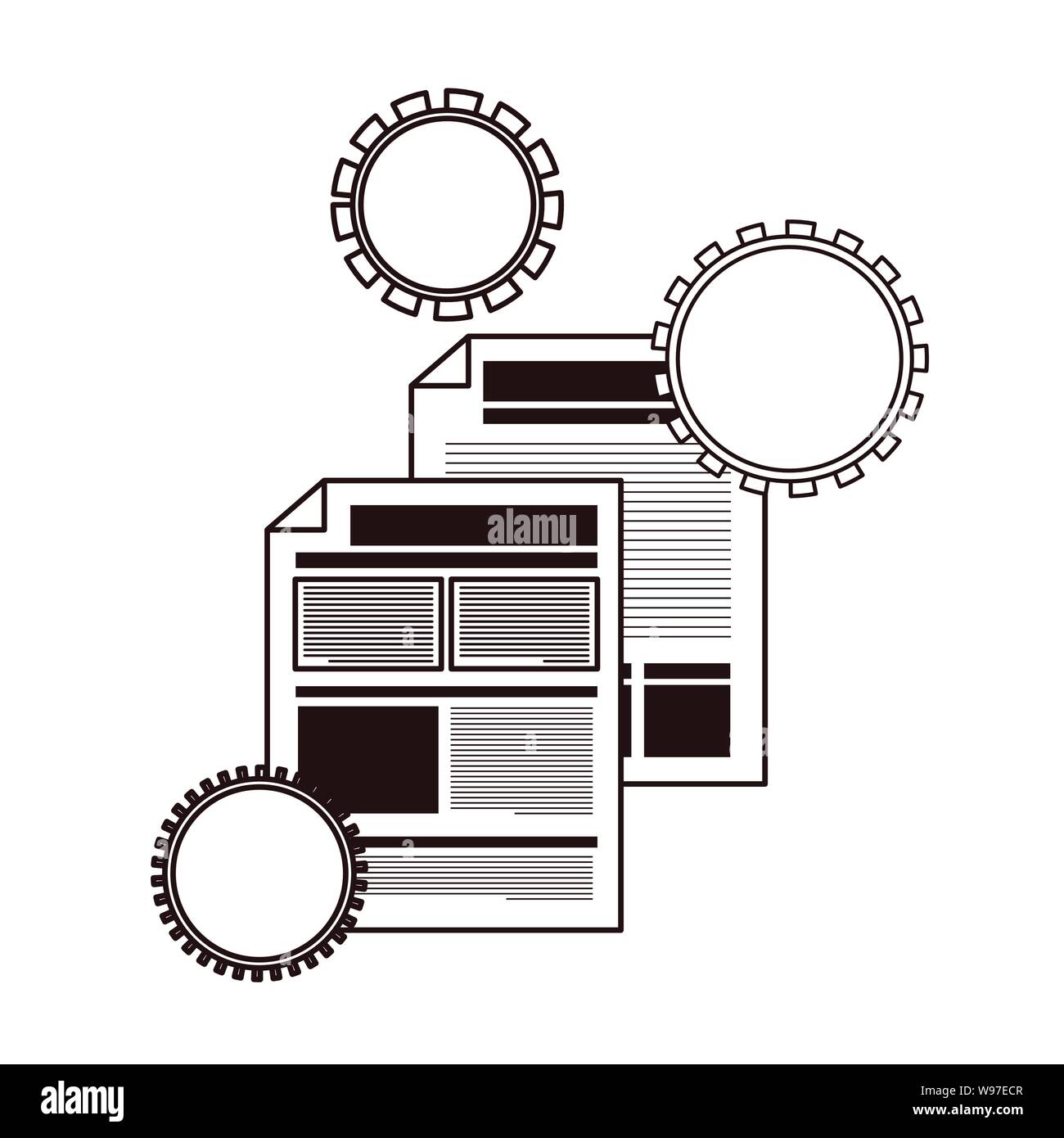 file sheet in white background Stock Vector Image & Art - Alamy