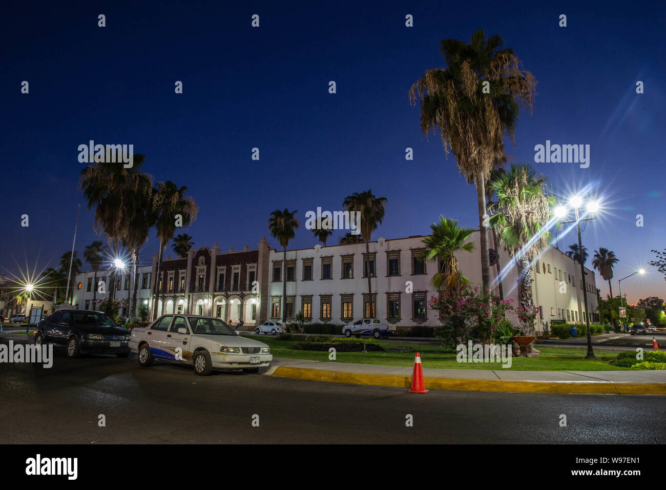 Rectory building of the University of Sonora. UNISON in Hermposillo