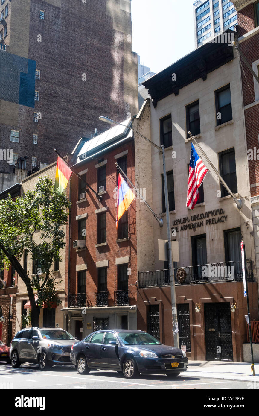 Murray Hill is a neighborhood of brownstones in New York City, USA Stock Photo