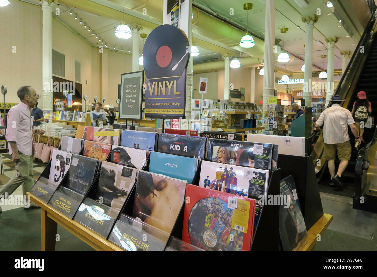 Barnes Noble Booksellers Vinyl Record Display