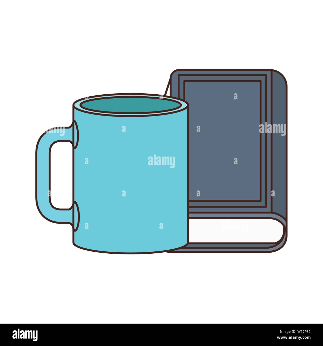 Cup tea text good Stock Vector Images - Alamy