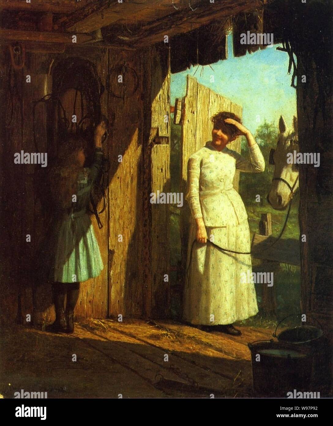 DeScott Evans The Tack Room Stock Photo Alamy