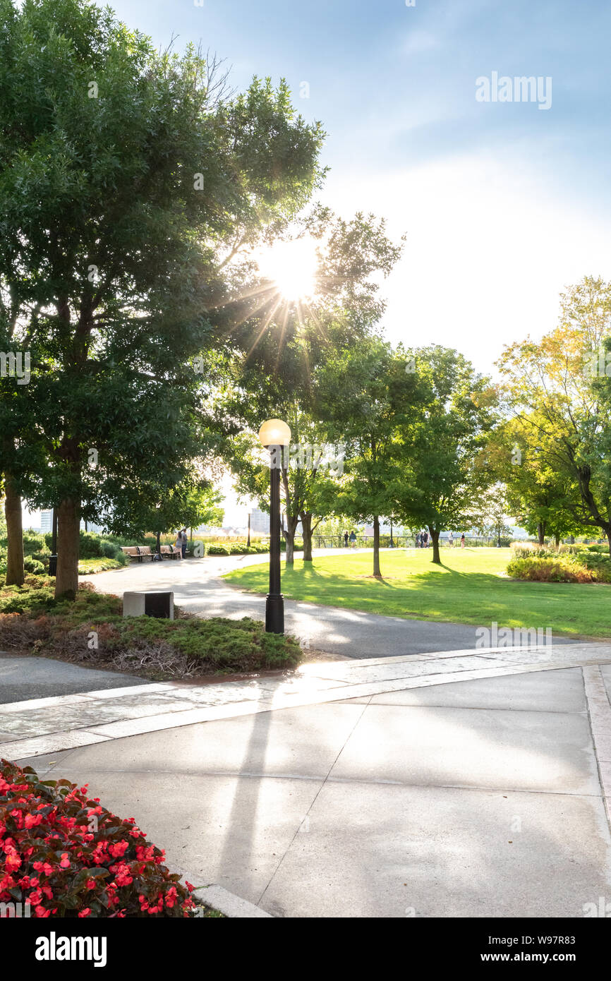 Summer evening at Major's Hill Park Stock Photo