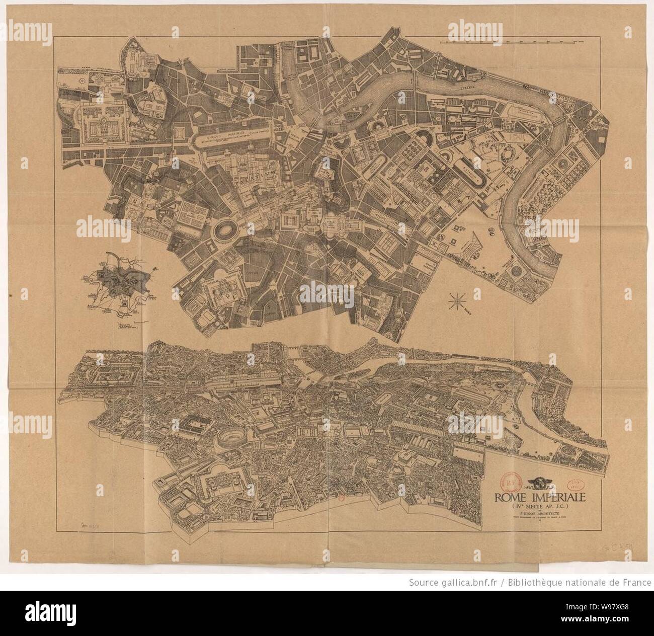 Dessin De La Rome Imperiale Au Ive Siecle Ap J C Par Paul Bigot Stock Photo Alamy
