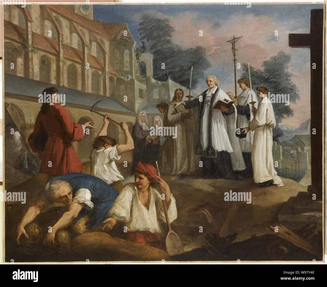 Destruction of PortRoyal Stock Photo Alamy