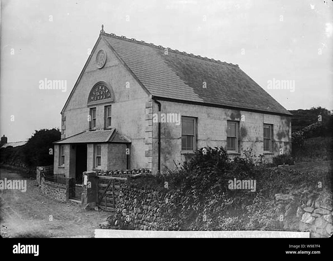 Deunant chapel (CM) Aberdaron Stock Photo Alamy