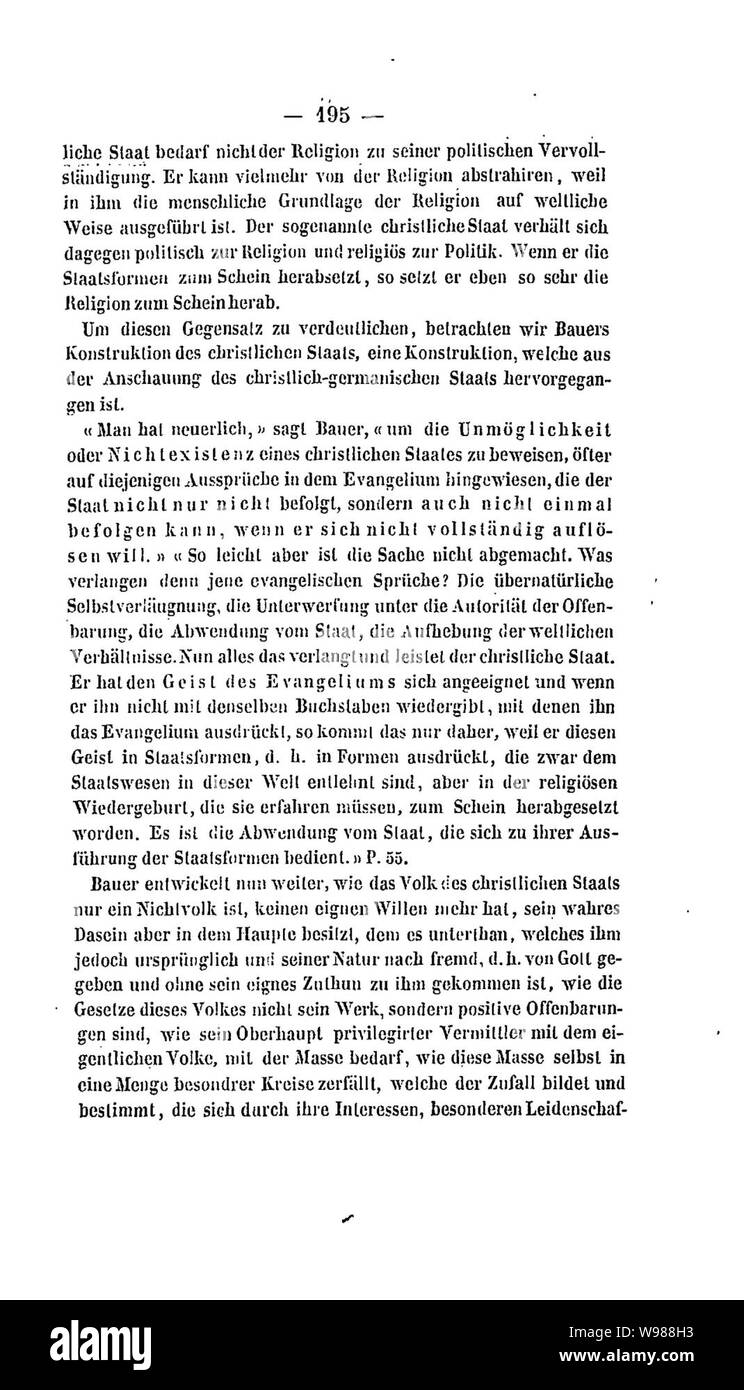 Deutsch Franz Jahrbücher (Ruge Marx) 195 Stock Photo Alamy