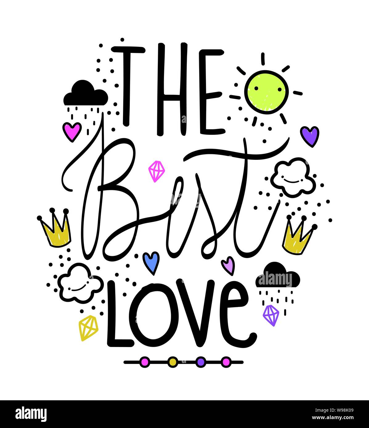 handwritten messages white background design word positive vector