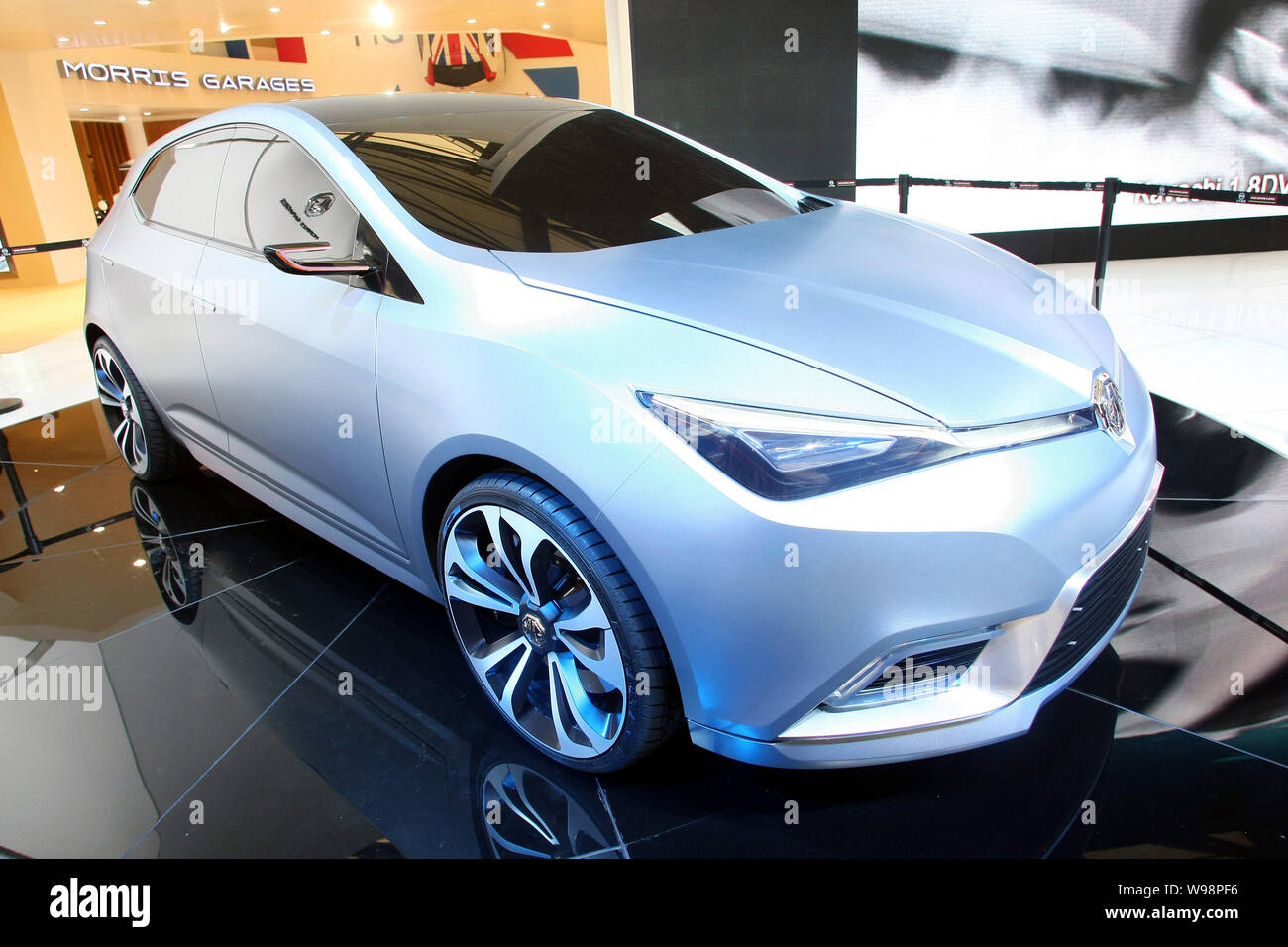 The SAIC Motor MG5 Concept is seen on display at the 14th Shanghai ...