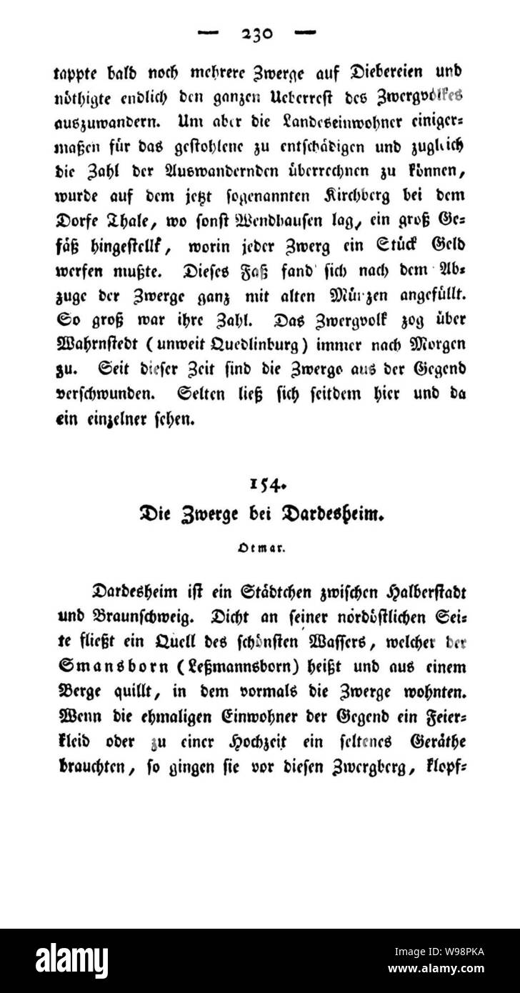 Deutsche Sagen (Grimm) V1 266 Stock Photo - Alamy