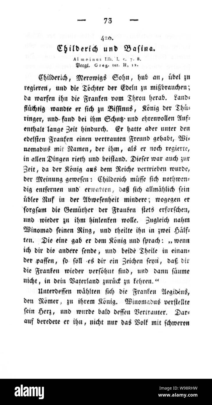 Deutsche Sagen (Grimm) V2 093 Stock Photo - Alamy