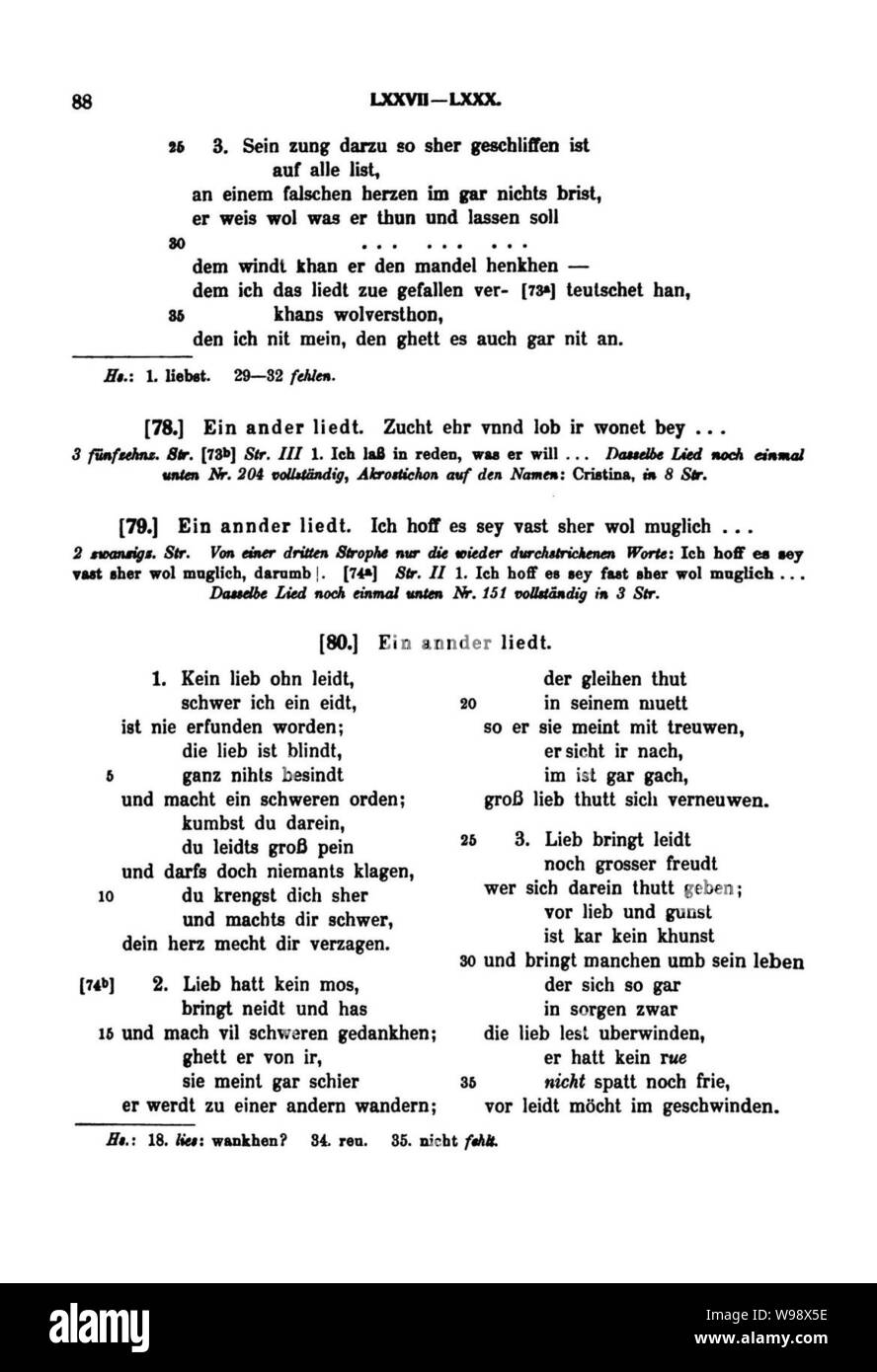 Deutsche Texte des Mittelalters V 107. Stock Photo