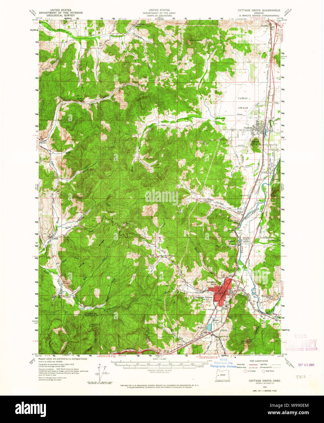 Map of cottage grove hires stock photography and images Alamy