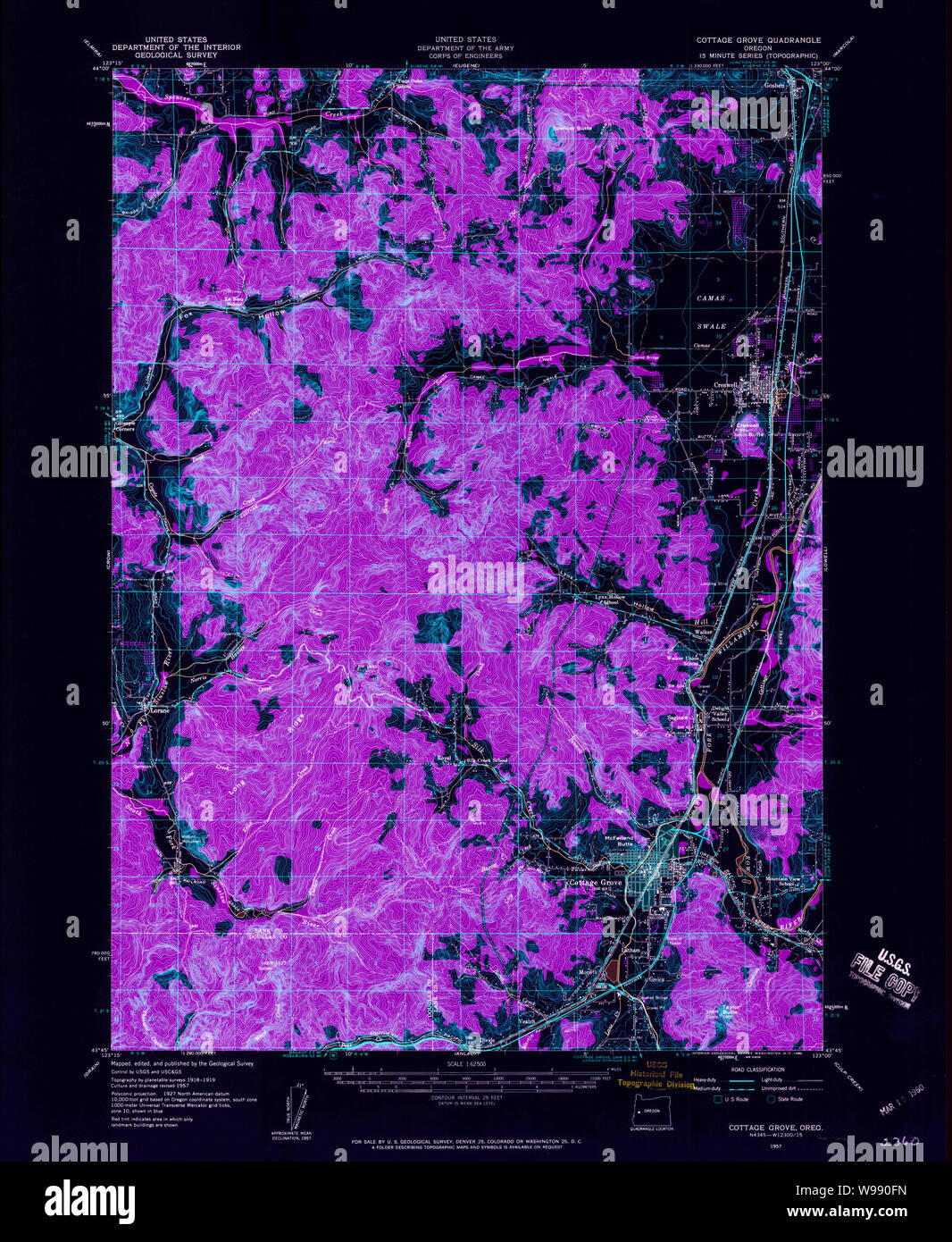 Map of cottage grove hires stock photography and images Alamy
