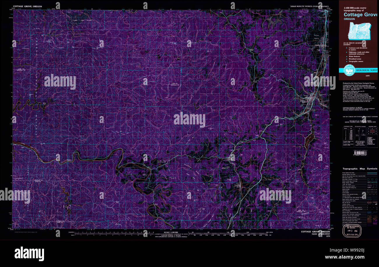 Map of cottage grove hires stock photography and images Alamy