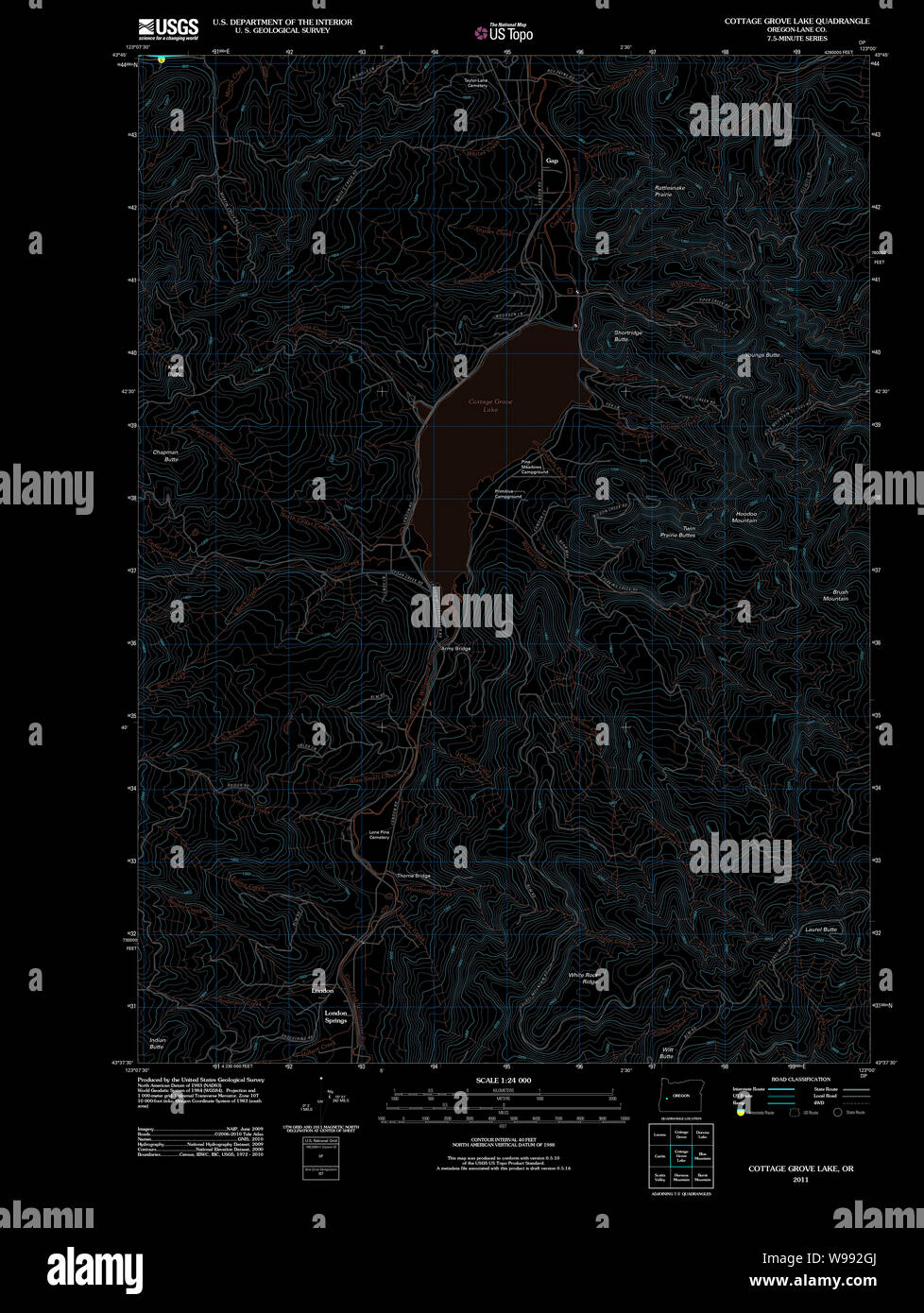 Map of cottage grove hires stock photography and images Alamy