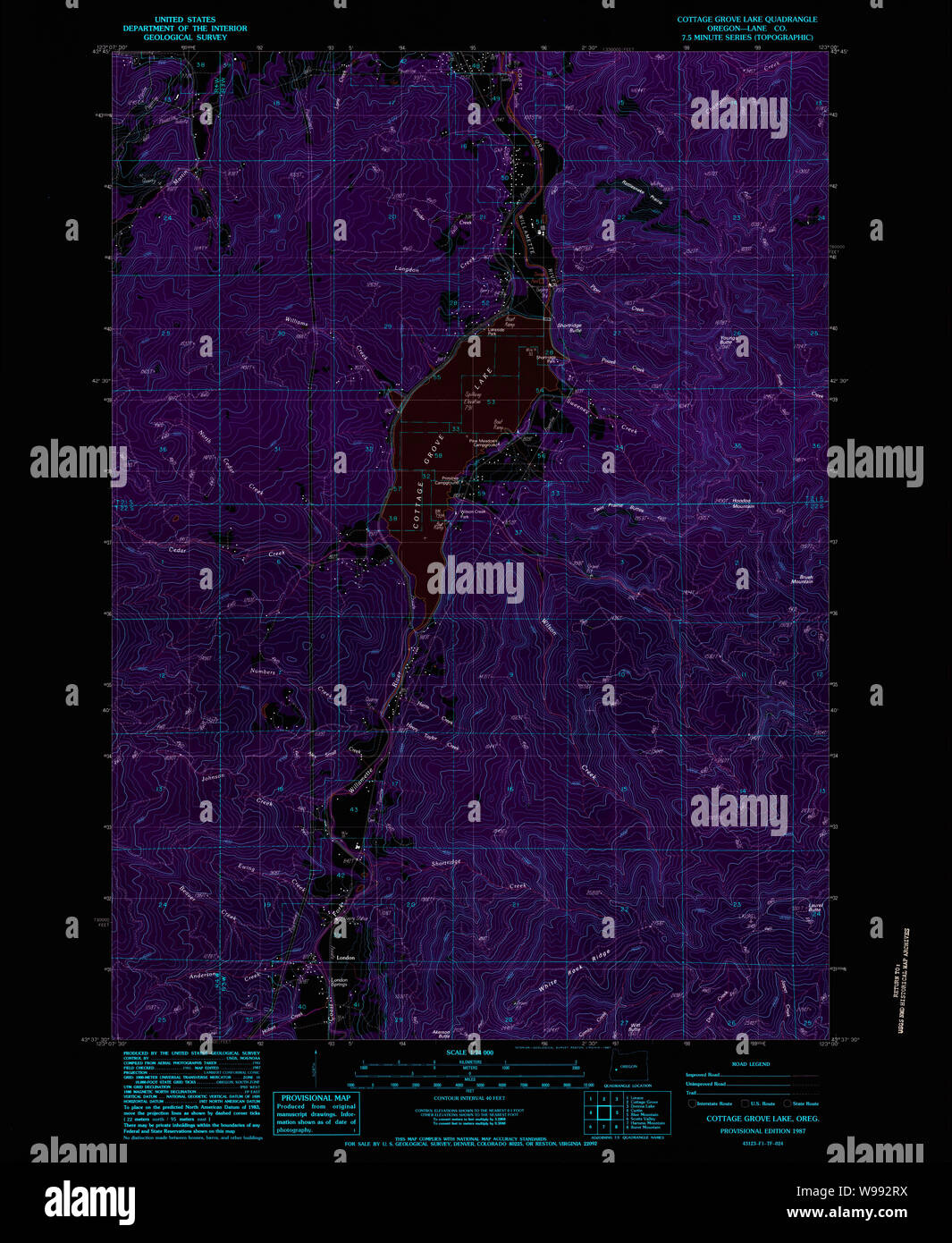Map of cottage grove hires stock photography and images Alamy
