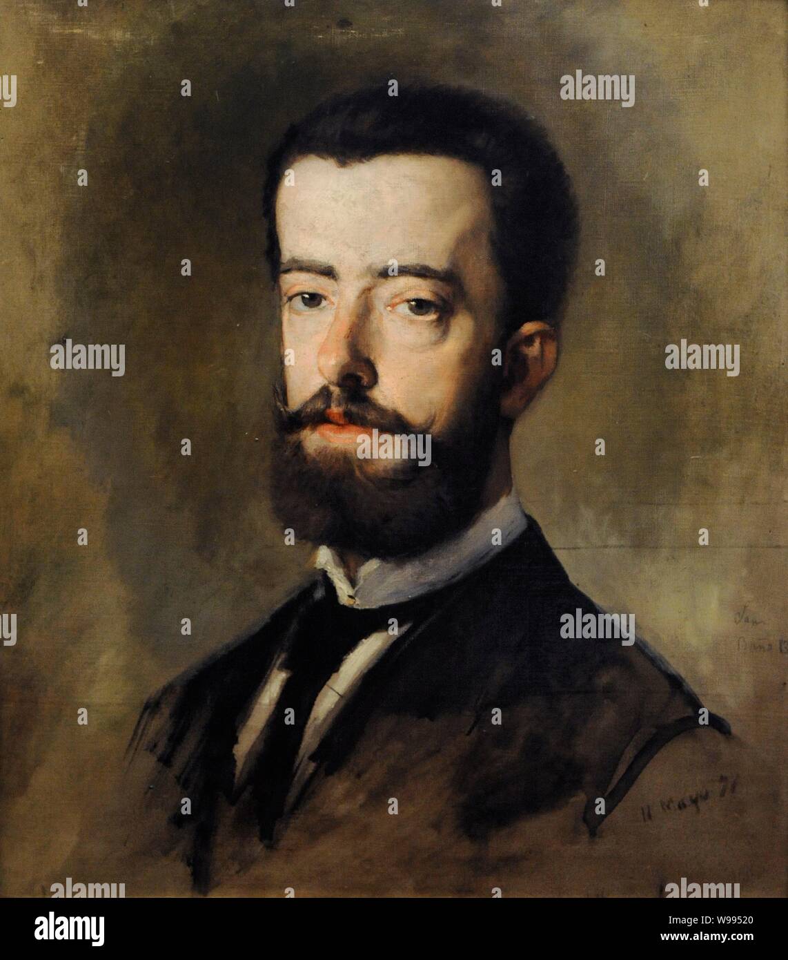 Amadeo I de Saboya (1845-1890). Rey de España. Retrato por Francisco Sans y Cabot (1828-1881), 1871. Museo de Historia. Madrid. España. Stock Photo