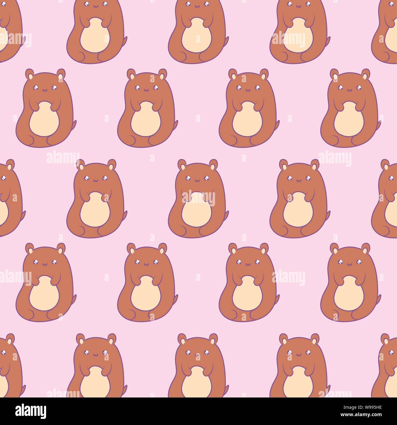 Pattern Of Cute Bears Baby Animals Kawaii Style Vector Illustration Design Stock Vector Image Art Alamy Pattern Of Cute Bears Baby Animals Kawaii Style Vector Illustration Design Stock Vector Image Art Alamy