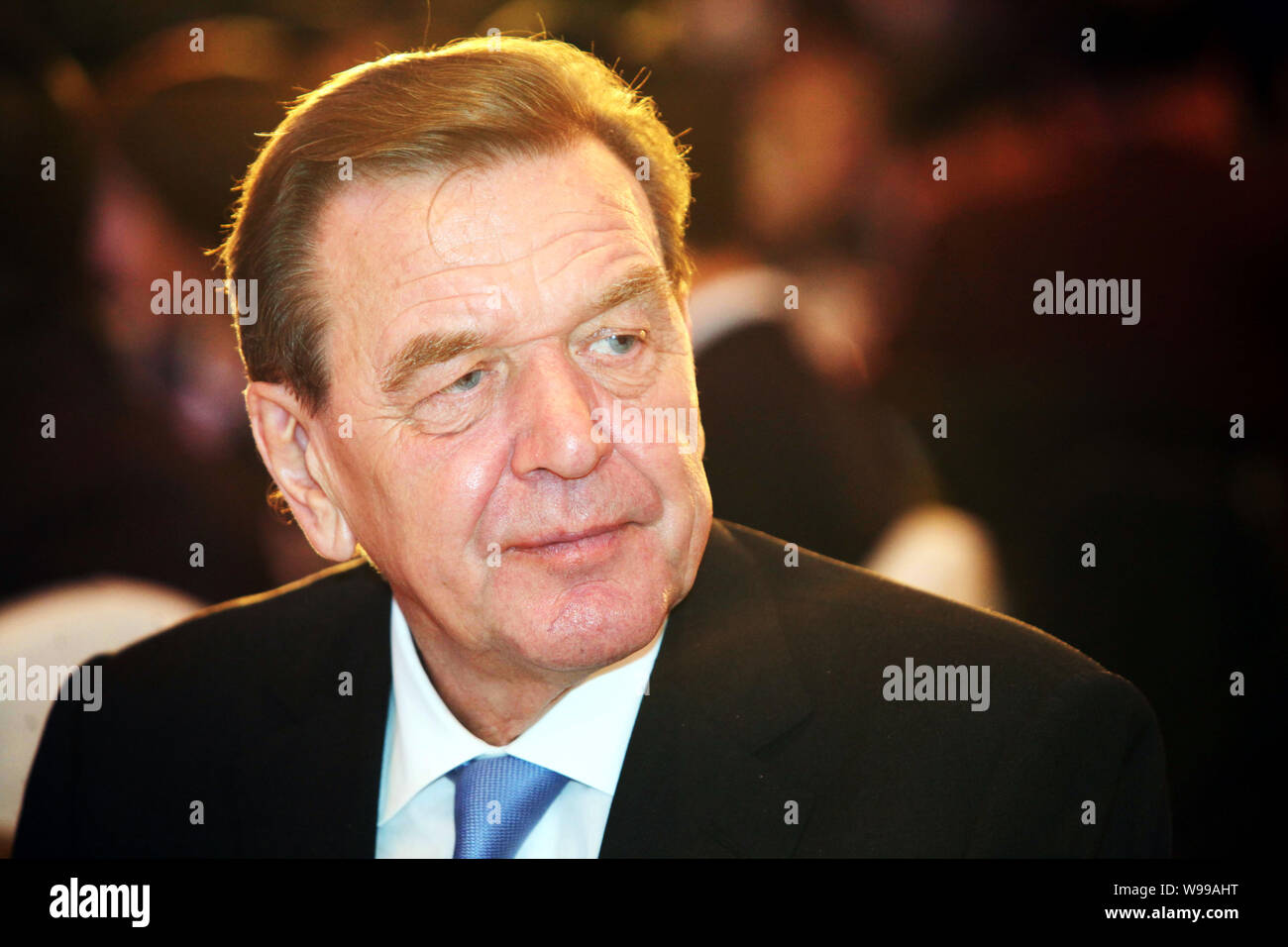 Former German Chancellor Gerhard Schroeder attends the award ceremony ...