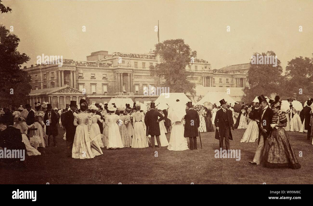Diamond Jubilee Garden Party, Buckingham Palace, 1897 Stock Photo Alamy