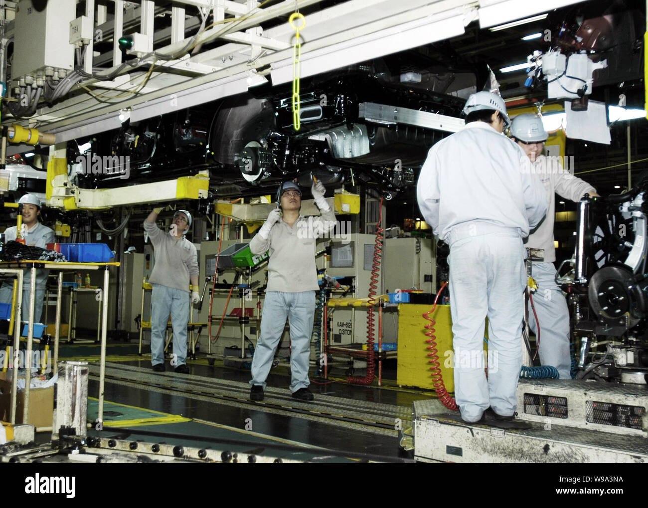 Toyota cars at factory hi res stock photography and images Alamy