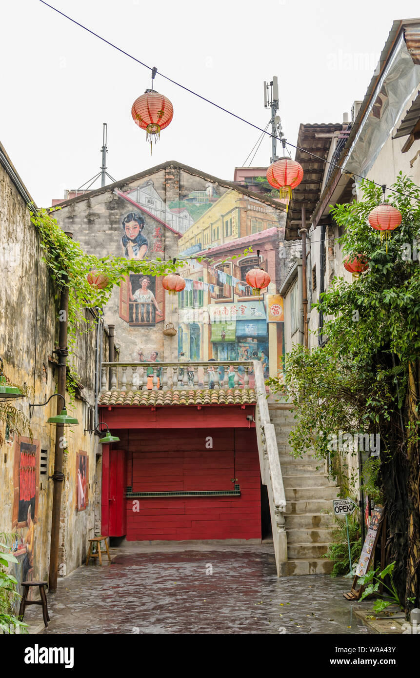 Kuala Lumpur,Malaysia  August 5,2019  Kwai Chai Hong (Prankster lane
