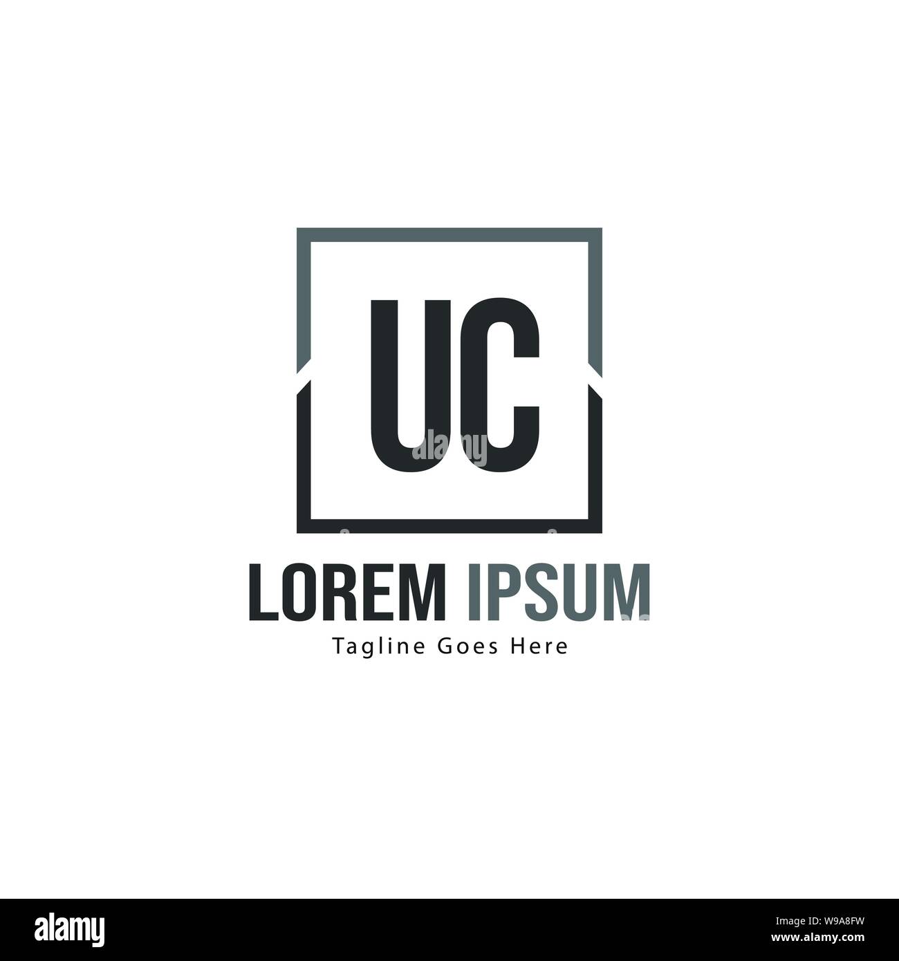 UC Letter Logo Design. Creative Modern UC Letters Icon Illustration ...